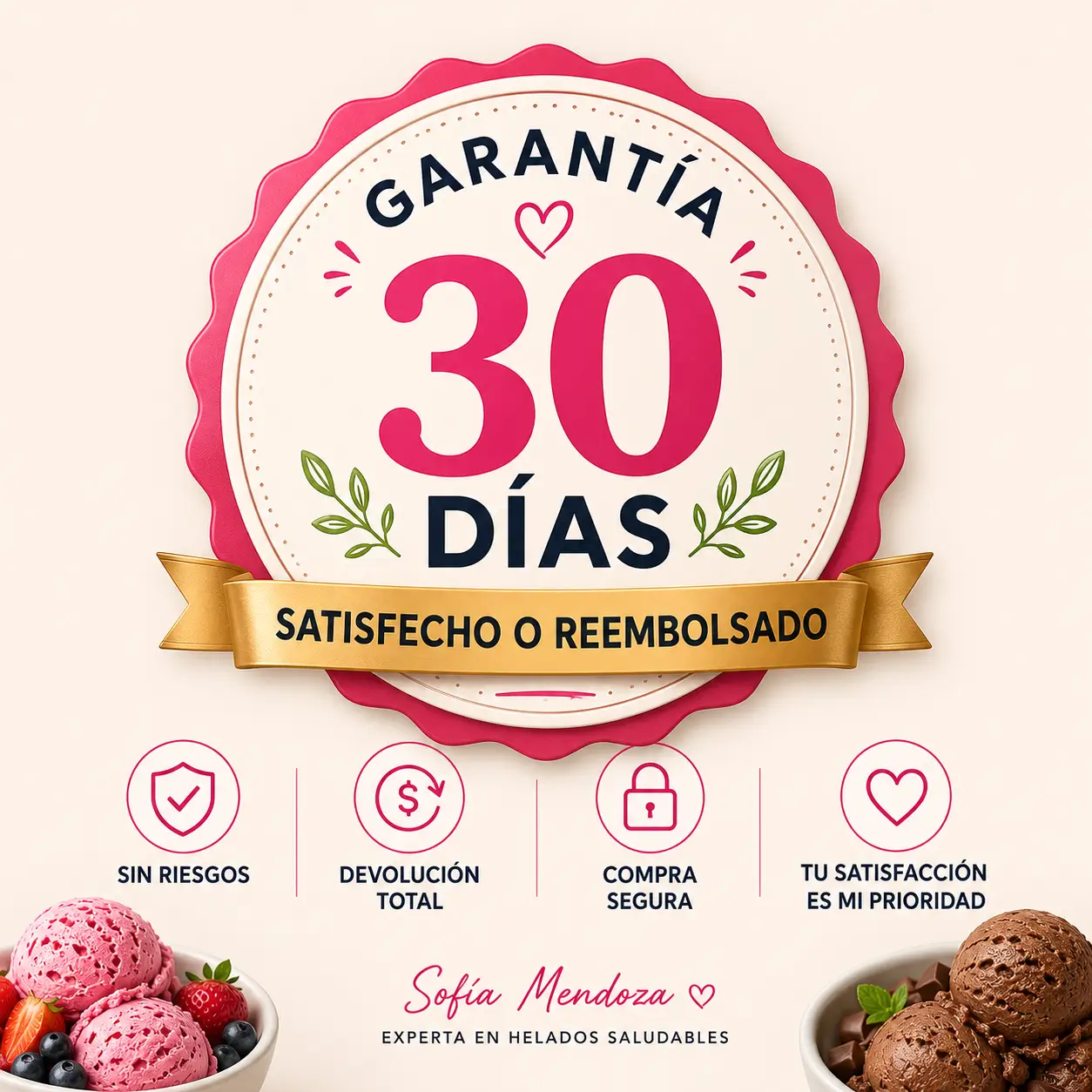 Garantía de 30 días sin riesgo